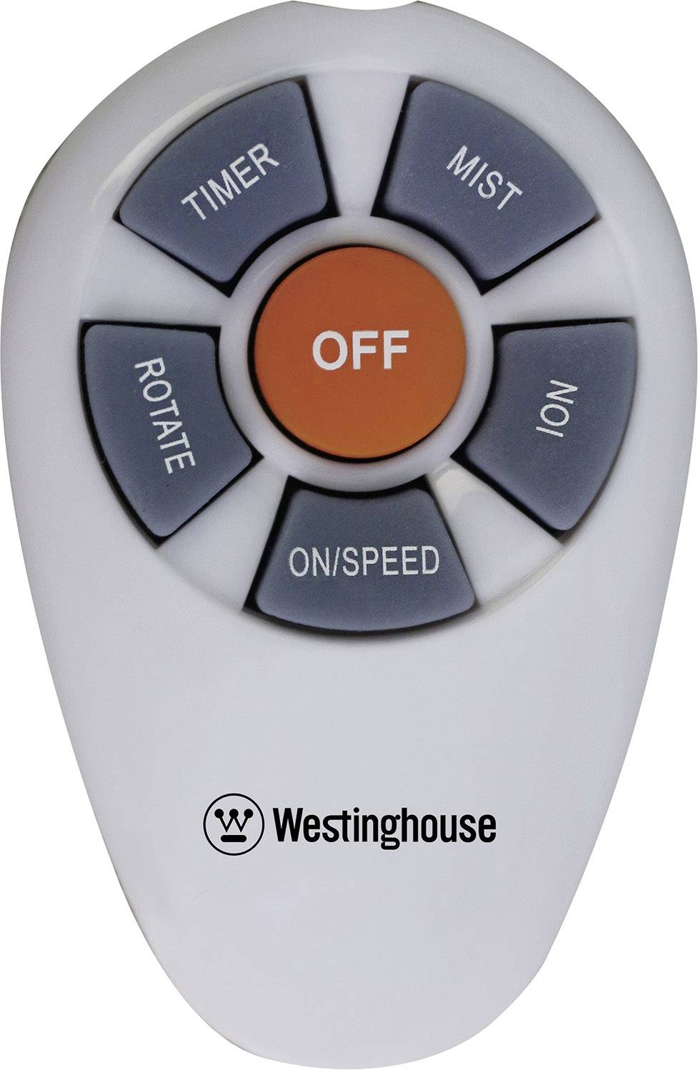 Westinghouse Cascata Standventilator 53W (Ø x H) 40cm x 810mm Weiß, Schwarz mit Fernbedienung, mit Luftbefeuchter