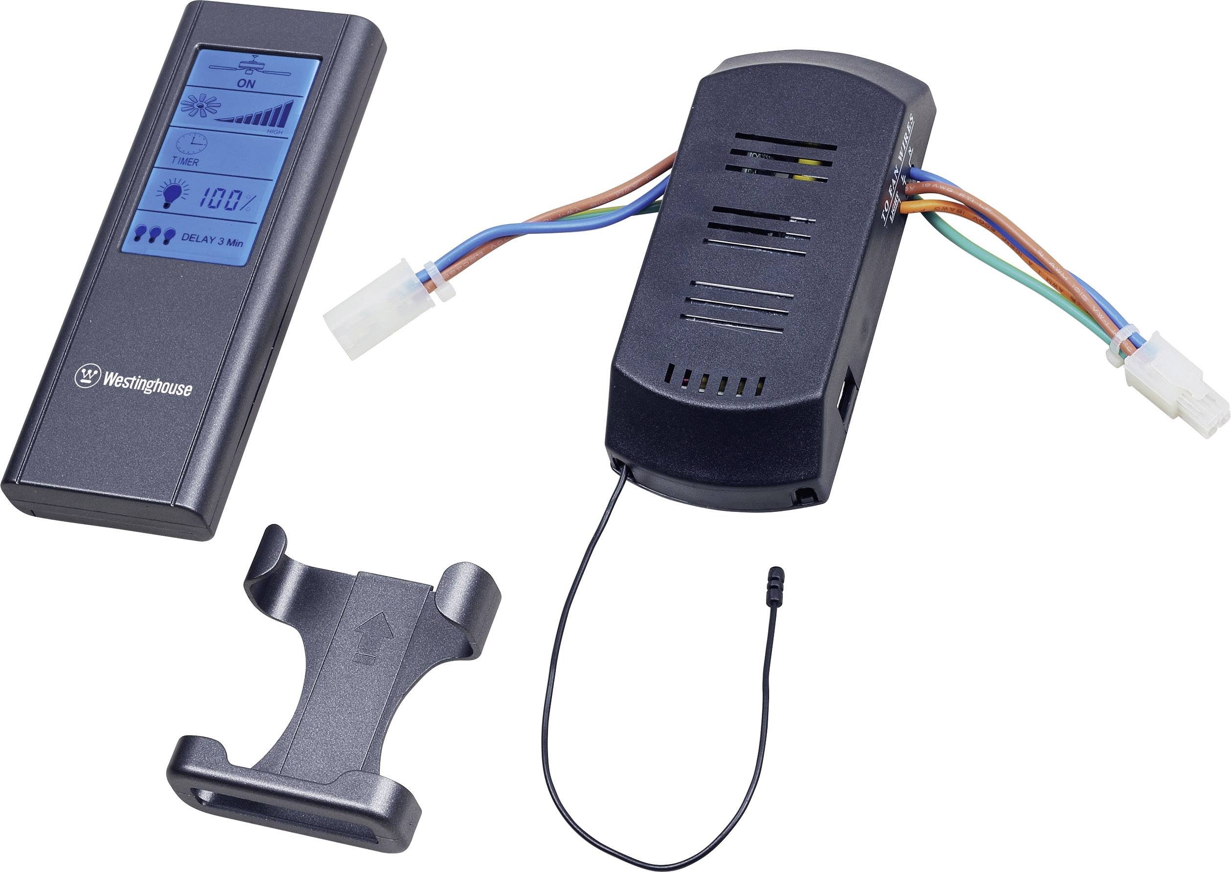 Westinghouse Deckenventilator-Fernbedienung Schwarz