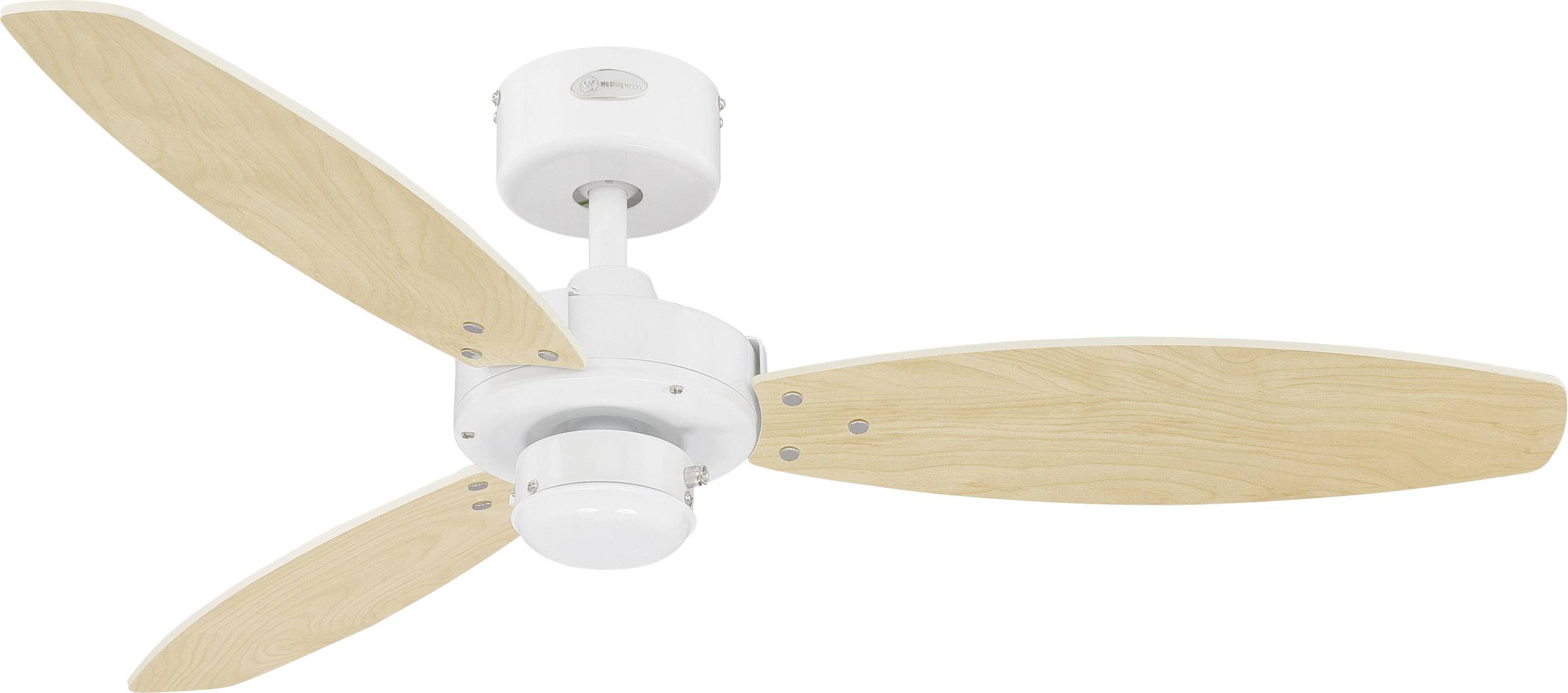 Westinghouse Jet II Deckenventilator 49W (Ø x H) 105cm x 290mm Weiß Wendbare Flügel, Austauschbare Flügel