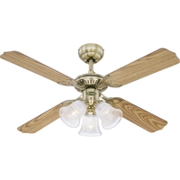 Westinghouse Princess Euro Deckenventilator 55W (Ø x H) 105cm x 43cm Messing-antik mit Beleuchtung, Wendbare Flügel Westinghouse Princess Euro Deckenventilator 55W (Ø x H) 105cm x 43cm Messing-antik mit Beleuchtung, Wendbare Flügel