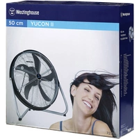 Westinghouse Yucon II Bodenventilator 120 W (Ø x H) 50 cm x 60.5 cm Schwarz, Silber Westinghouse Yucon II Bodenventilator 120 W (Ø x H) 50 cm x 60.5 cm Schwarz, Silber