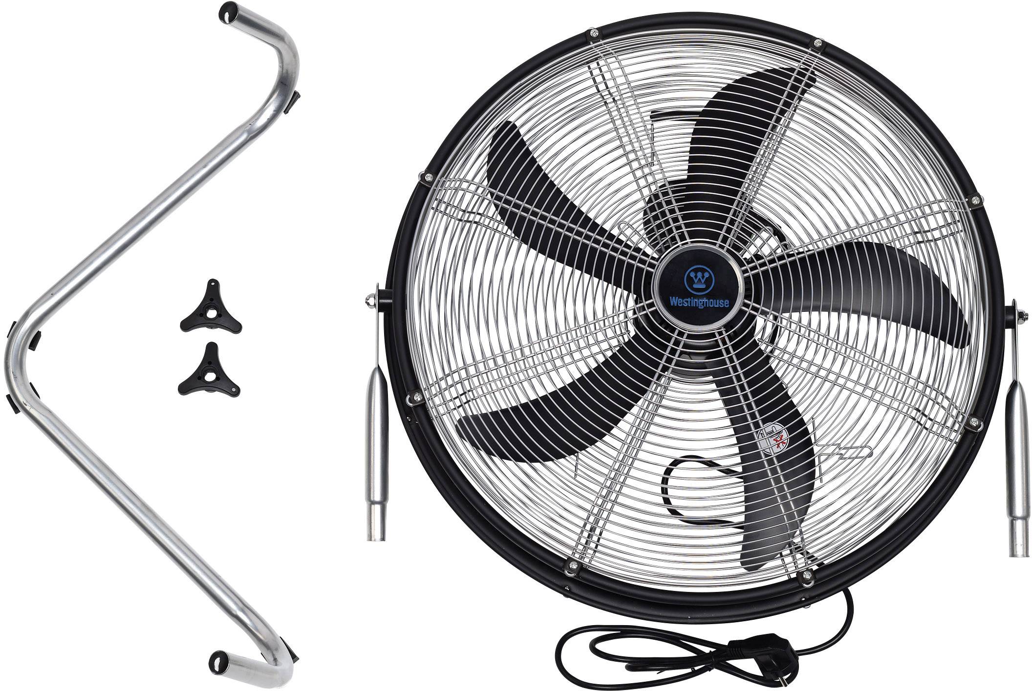 Westinghouse Yucon II Bodenventilator 120 W (Ø x H) 50 cm x 60.5 cm Schwarz, Silber