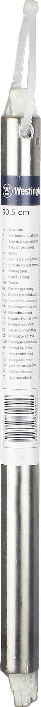 Westinghouse Deckenventilator-Verlängerungsstange Chrom (gebürstet) 30.5cm