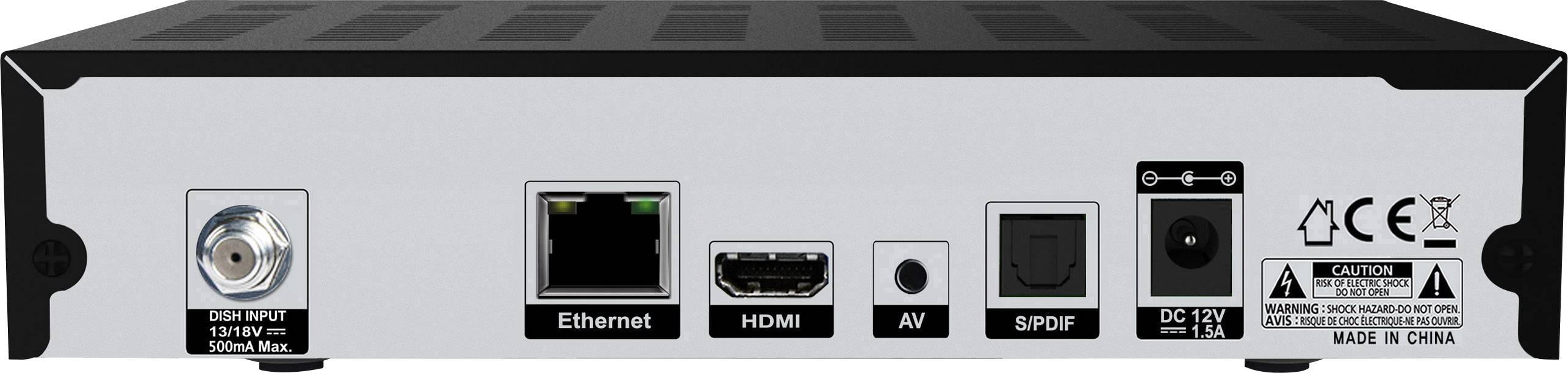 Microelectronic mUltra 4k UHD FTA HD-SAT-Receiver Front-USB, Ultra HD