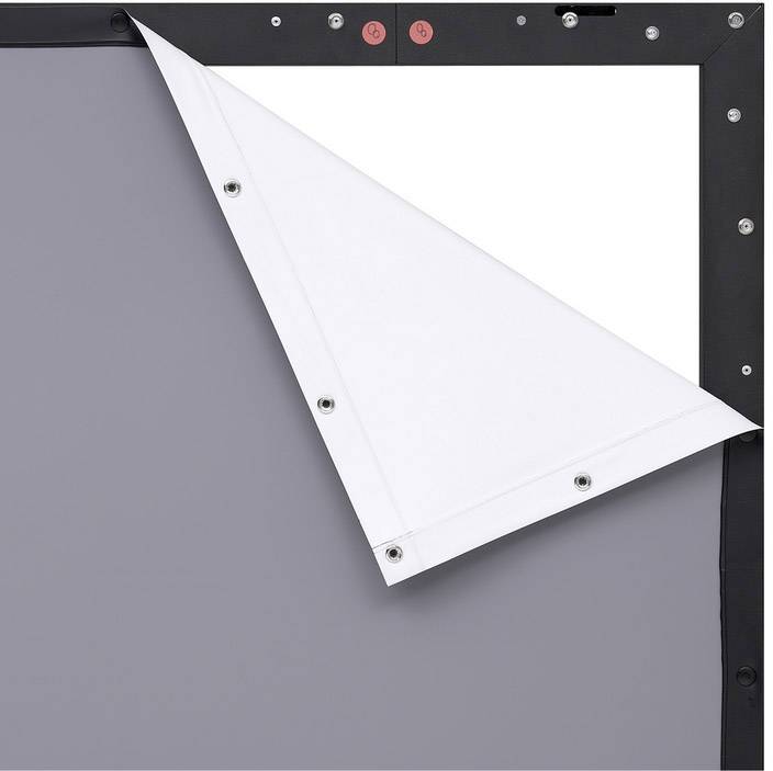 Reprolux Screens Cineframe 65stationäre Rahmenbildwand 54007 Rahmenleinwand 200 x 150cm Bildformat: 4:3