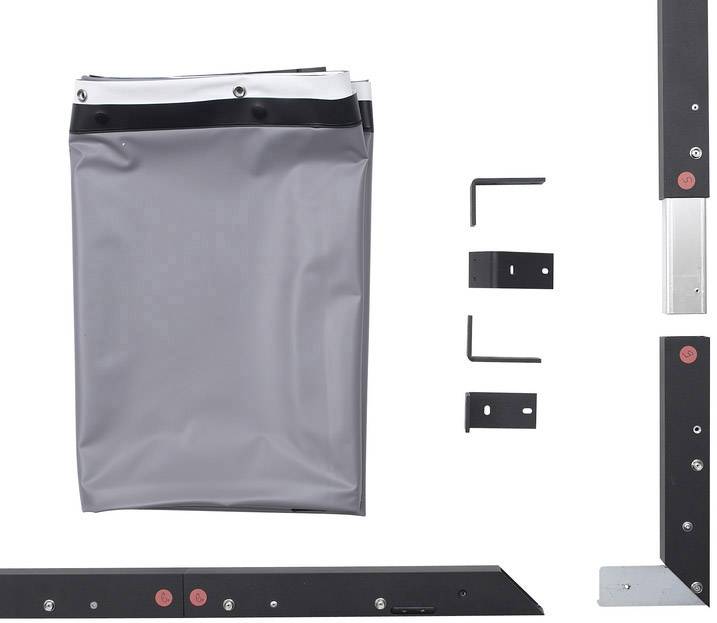 Reprolux Screens Cineframe 65stationäre Rahmenbildwand 54090 Rahmenleinwand 200 x 125cm Bildformat: 16:10