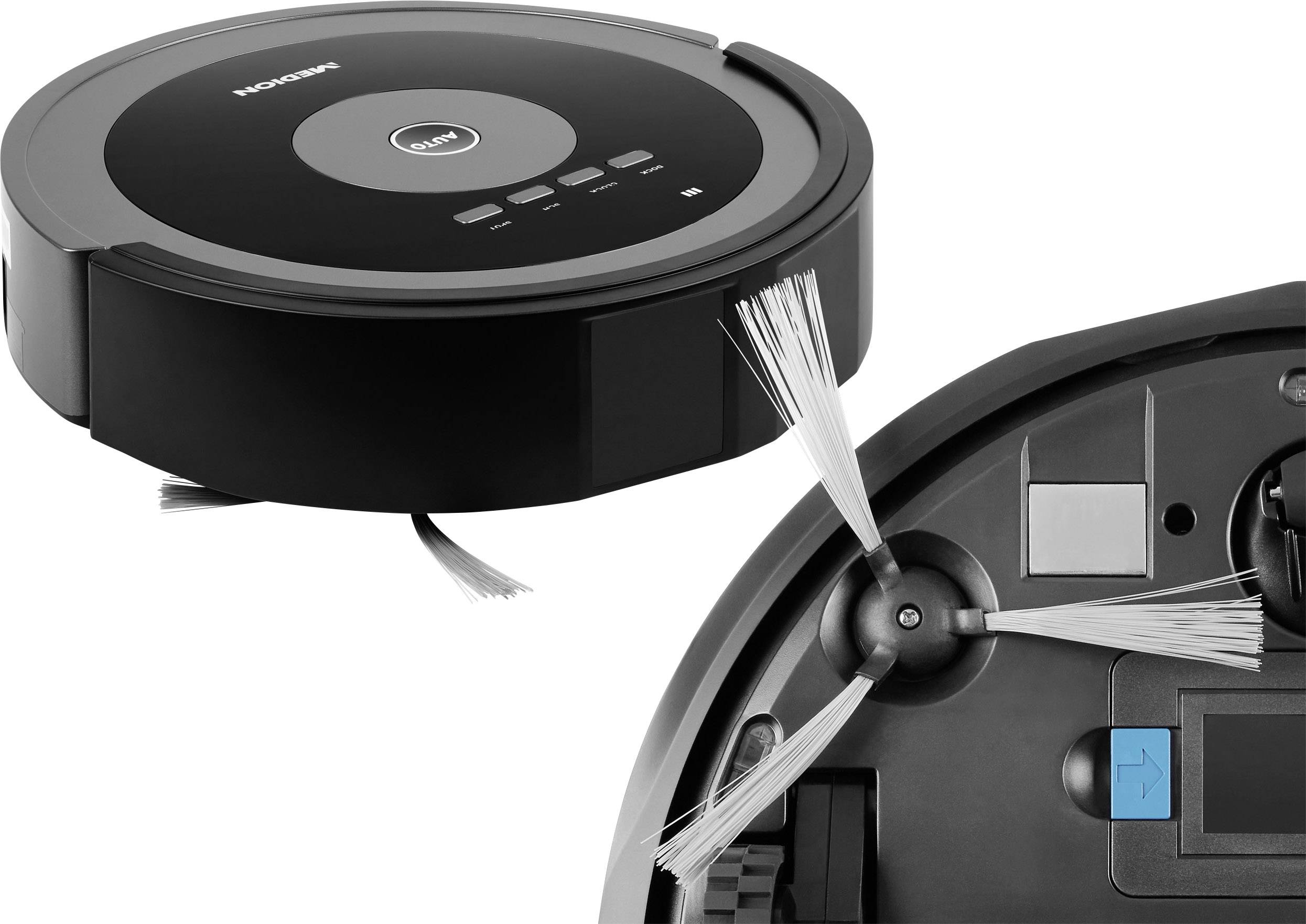 Medion MD 17225 Saugroboter Schwarz