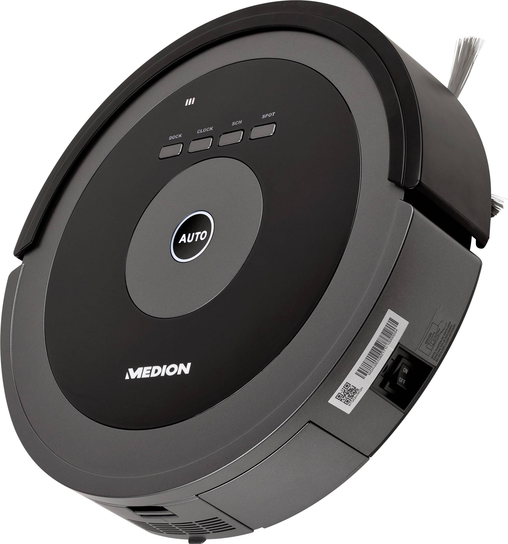 Medion MD 17225 Saugroboter Schwarz