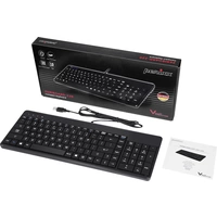 Perixx PERIBOARD-220 H USB Tastatur Deutsch, QWERTZ, Windows® Schwarz USB-Anschluss Perixx PERIBOARD-220 H USB Tastatur Deutsch, QWERTZ, Windows® Schwarz USB-Anschluss