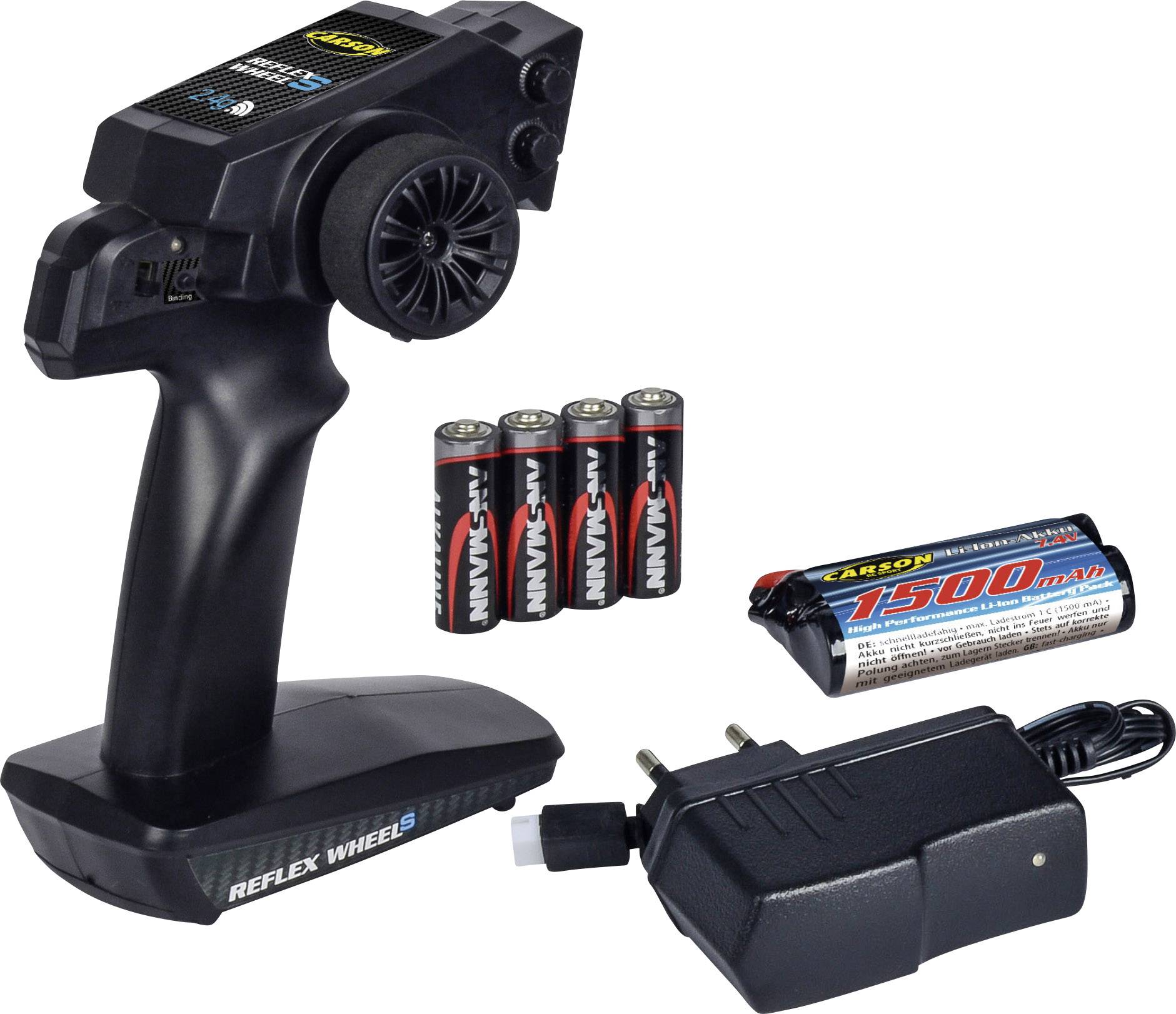 Carson Modellsport The Blaster FE Brushed 1:10 RC Modellauto Elektro Monstertruck Heckantrieb (2WD) 100% RtR 2,4GHz inkl. Akku