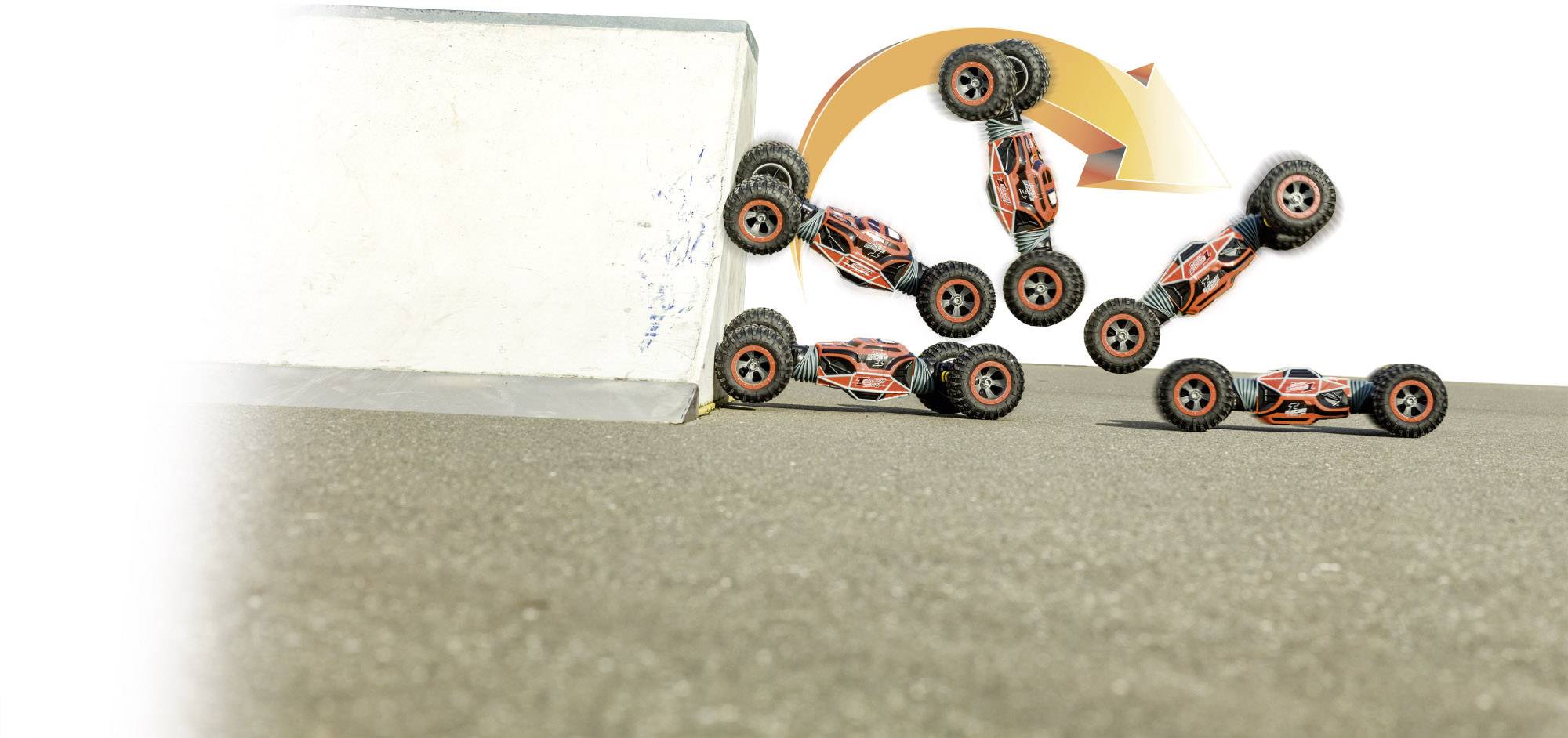 Carson Modellsport 500404200 Magic Machine 1:8 RC Modellauto Elektro Monstertruck Allradantrieb (4WD) inkl. Akku, Ladegerät und