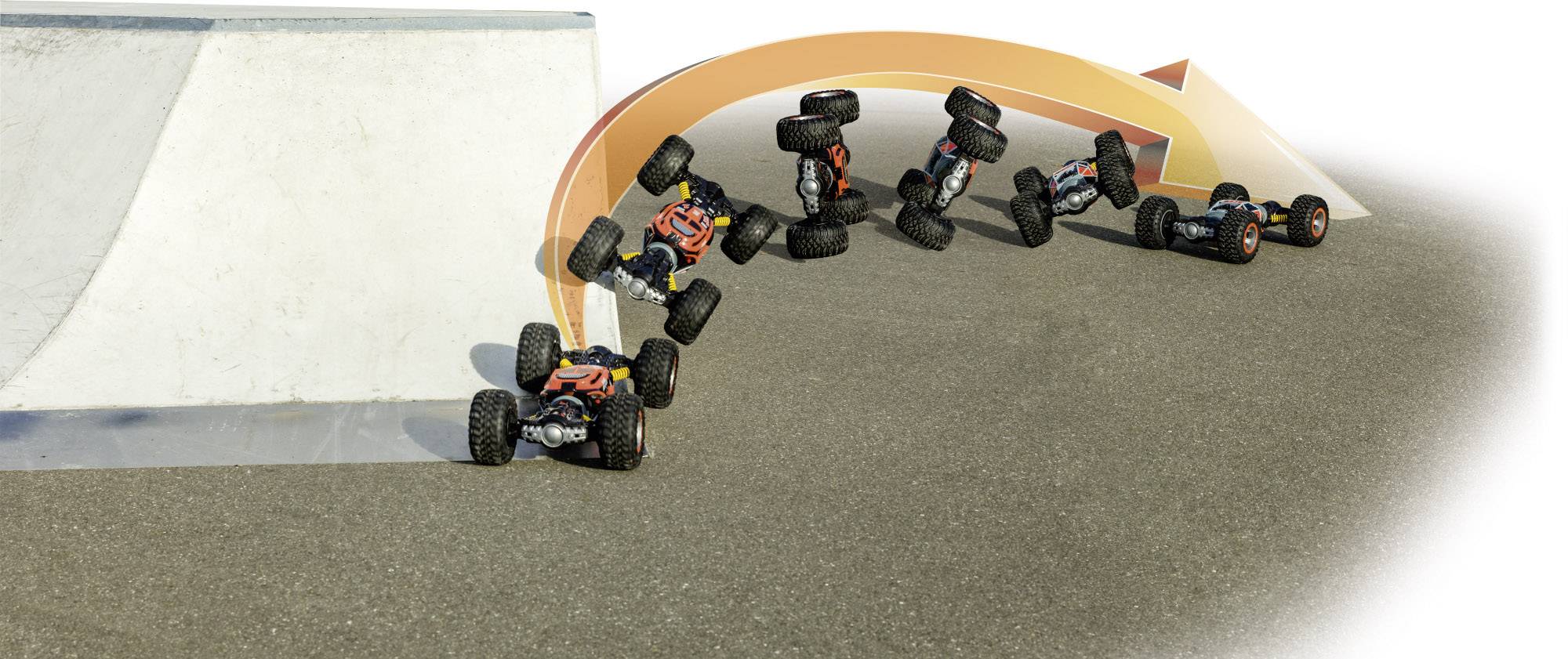 Carson Modellsport 500404200 Magic Machine 1:8 RC Modellauto Elektro Monstertruck Allradantrieb (4WD) inkl. Akku, Ladegerät und