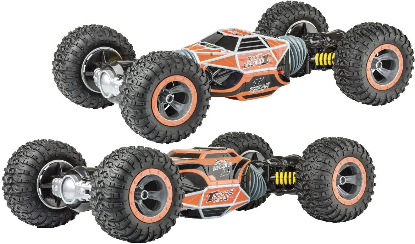 Carson Modellsport 500404200 Magic Machine 1:8 RC Modellauto Elektro Monstertruck Allradantrieb (4WD) inkl. Akku, Ladegerät und