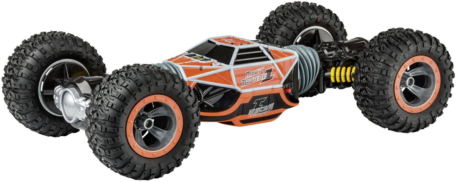 Carson Modellsport 500404200 Magic Machine 1:8 RC Modellauto Elektro Monstertruck Allradantrieb (4WD) inkl. Akku, Ladegerät und