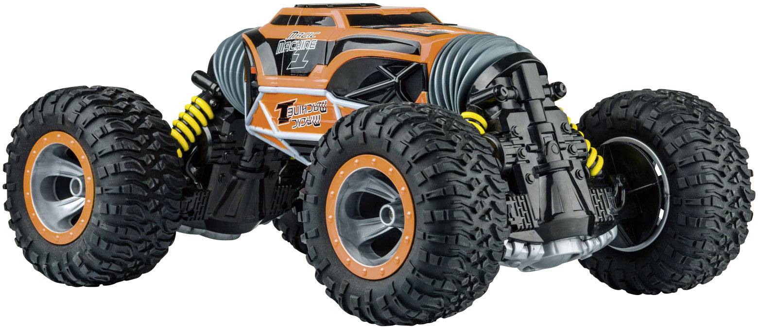 Carson Modellsport 500404200 Magic Machine 1:8 RC Modellauto Elektro Monstertruck Allradantrieb (4WD) inkl. Akku, Ladegerät und