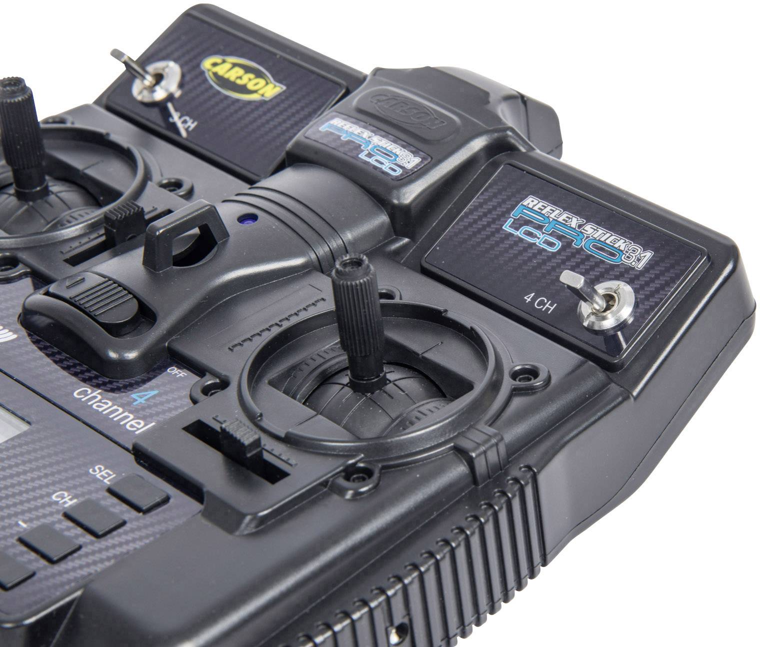 Carson Modellsport Reflex Stick Pro 3.1 Hand-Fernsteuerung 2,4GHz Anzahl Kanäle: 4 inkl. Empfänger