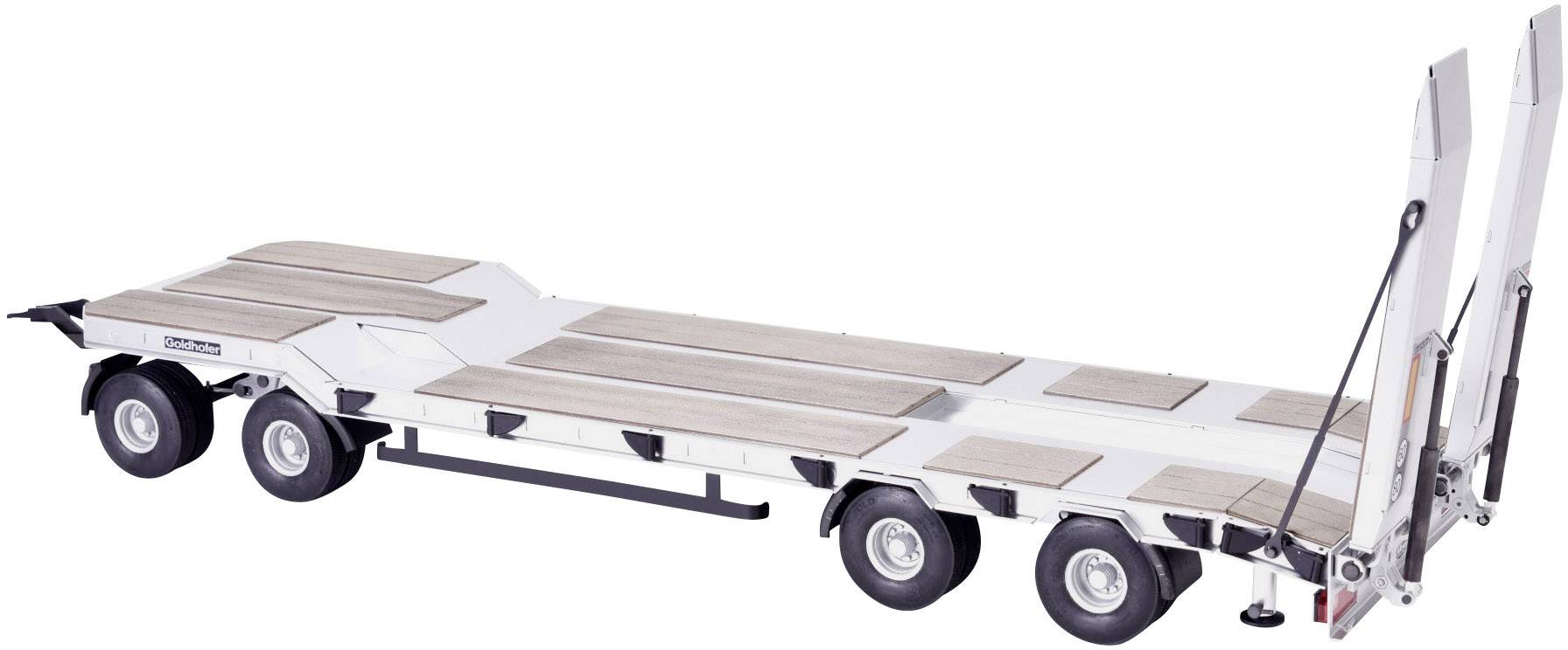 Carson Modellsport 500907400 Goldhofer TU4 1:14 Flachbett-Auflieger