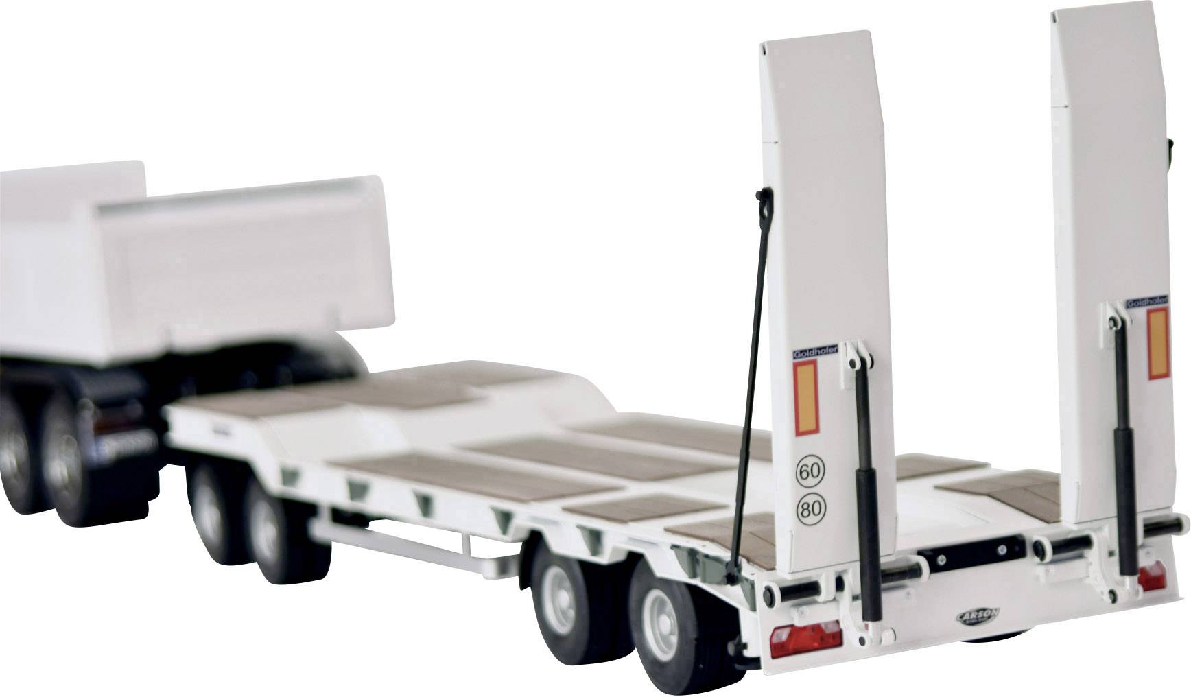 Carson Modellsport 500907400 Goldhofer TU4 1:14 Flachbett-Auflieger