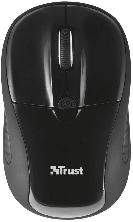 Trust Primo Funk-Maus Optisch Schwarz