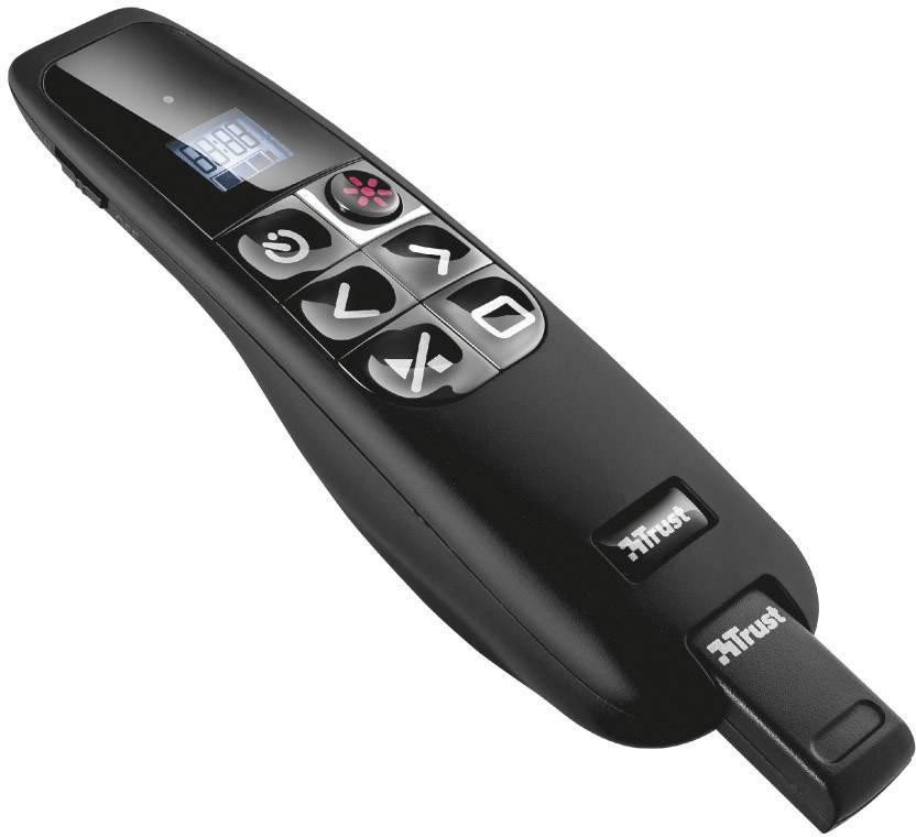 Trust Elcee Funk Presenter inkl. Laserpointer, integriertes Display