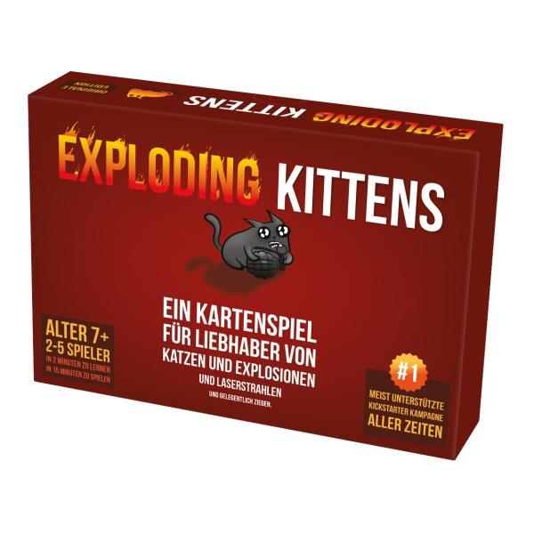 Asmodee Exploding Kittens ASMD0007 Anzahl Spieler (max.): 5