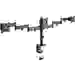 Digitus DA-90362 3fach Monitor-Tischhalterung 38,1cm (15") - 68,6cm (27") Schwarz Drehbar, Höhenverstellbar, Neigbar, Schwenkbar