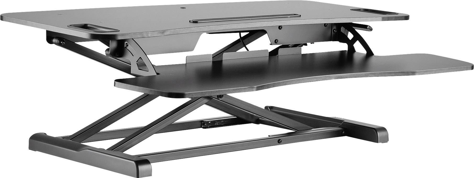 Digitus DA-90380-1 Sitz-Steh-Schreibtischaufsatz Höhen-Bereich: 100 bis 500mm Schwarz