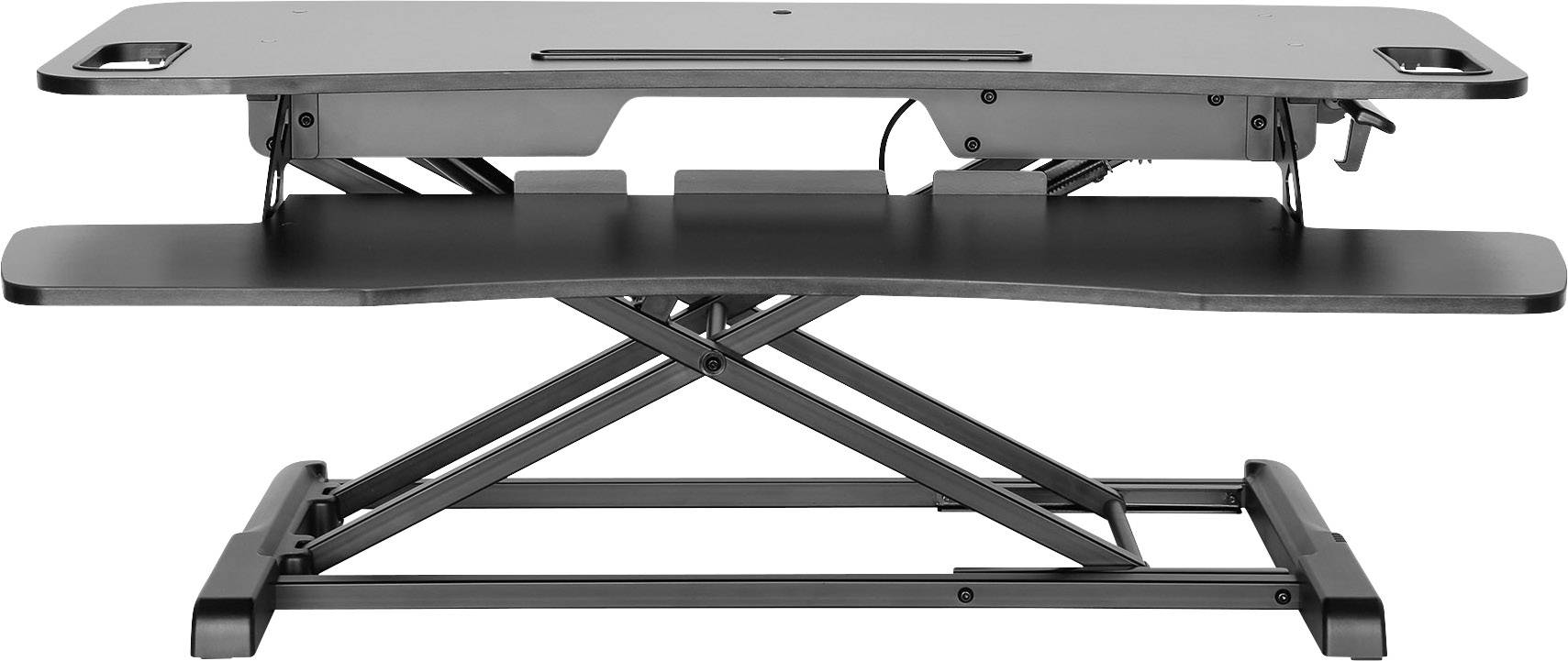 Digitus DA-90380-1 Sitz-Steh-Schreibtischaufsatz Höhen-Bereich: 100 bis 500mm Schwarz