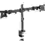 Digitus DA-90349 2fach Monitor-Tischhalterung 38,1cm (15") - 68,6cm (27") Schwarz Drehbar, Höhenverstellbar, Neigbar, Schwenkbar