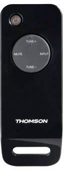 Thomson WHP5407 Funk TV Over Ear Kopfhörer Over Ear Lautstärkeregelung, DAB+ Radio Schwarz, Rot