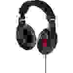 Hama Basic4Music Over Ear Kopfhörer kabelgebunden Schwarz, Rot