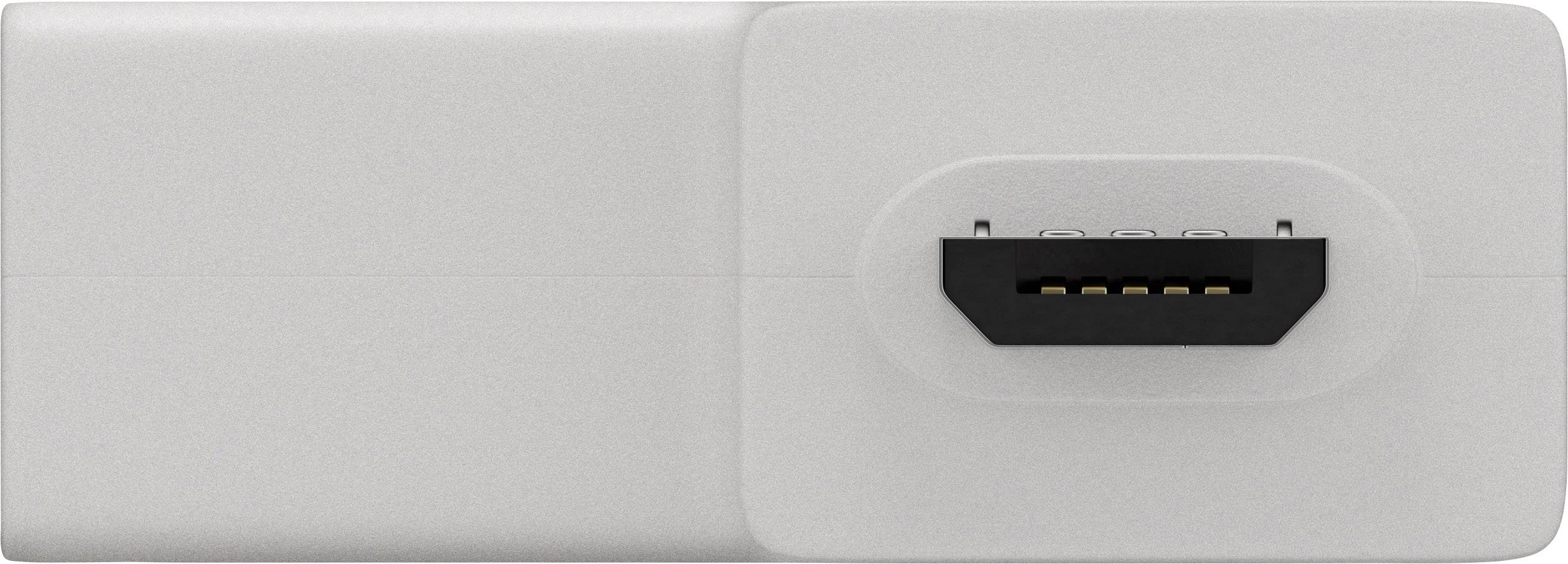 Goobay USB 3.2 Gen 1 (USB 3.0) T-Adapter [1x USB 3.2 Gen 1 Buchse B (USB 3.0) - 2x USB 2.0 Stecker Micro-B, USB-C® Stecker] T-Adapter USB-A auf USB