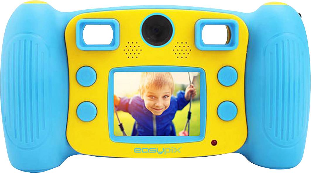 Easypix Kiddypix Galaxy Digitalkamera 5 Megapixel Hellblau Full HD Video