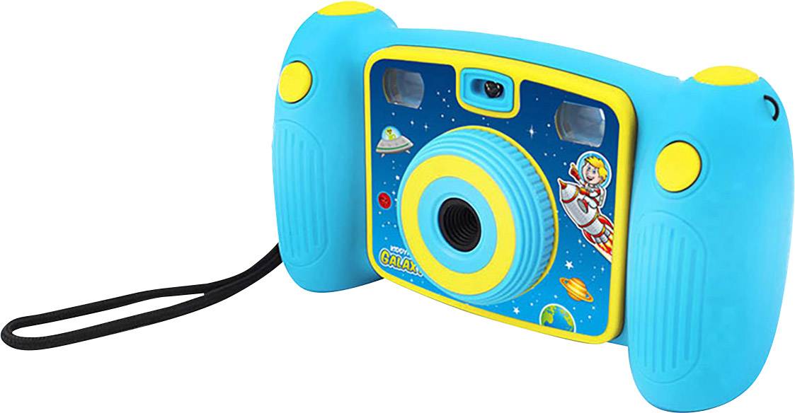 Easypix Kiddypix Galaxy Digitalkamera 5 Megapixel Hellblau Full HD Video