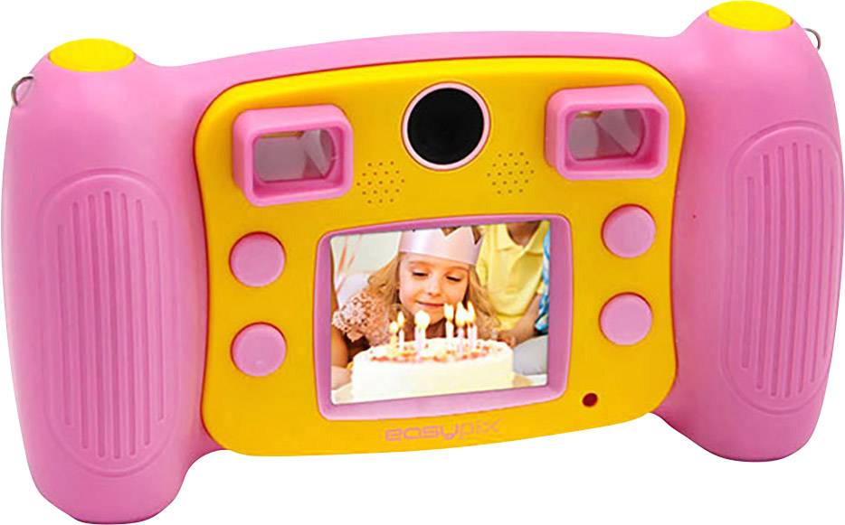 Easypix Kiddypix Mystery Digitalkamera 5 Megapixel Rosa Full HD Video