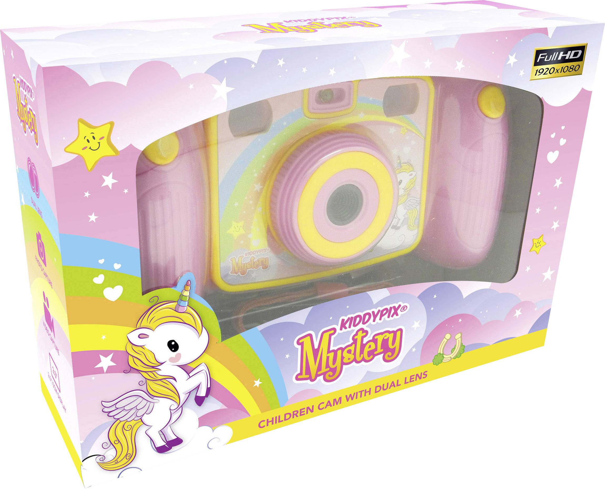 Easypix Kiddypix Mystery Digitalkamera 5 Megapixel Rosa Full HD Video
