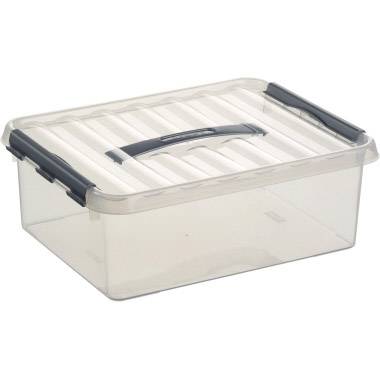 Helit Aufbewahrungsbox Q-line Transparent 12 l (B x H x T) 300 x 140 x 400 mm 1 St.