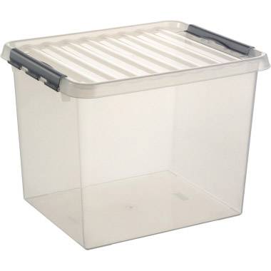 Helit Aufbewahrungsbox Q-line Transparent 52 l (B x H x T) 500 x 400 x 380 mm 1 St.