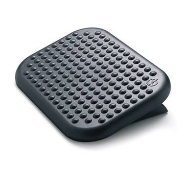Hansa - World of Office h5050005 footness Fußstütze (B x T) 460 mm x 360 mm ergonomisch, höhenverstellbar, neigungsverstellbar, mit genoppter Ober