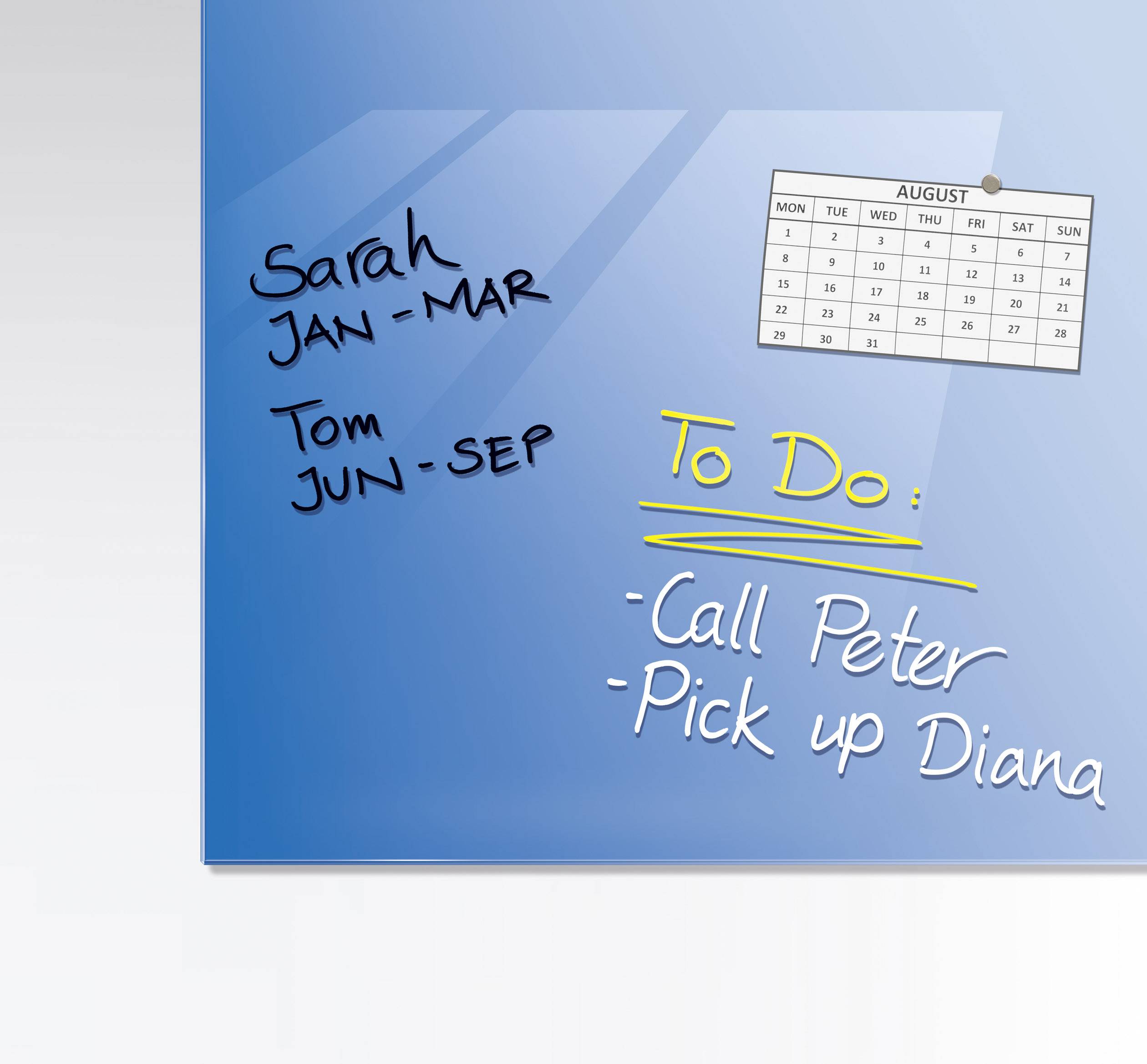 Edding edding 90 4-90999 Glasboardmarker Weiß, Schwarz, Gelb, Violett, Hellgrün, Hellblau 2 mm, 3 mm