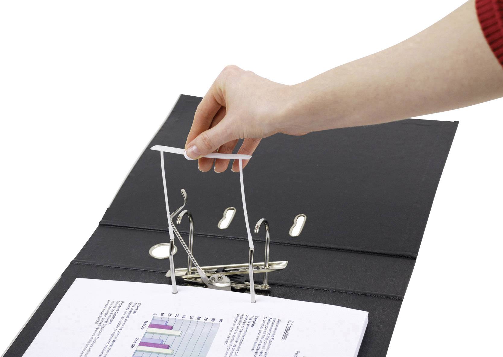 Bankers Box Archivclip 00895 Weiß 100 St.