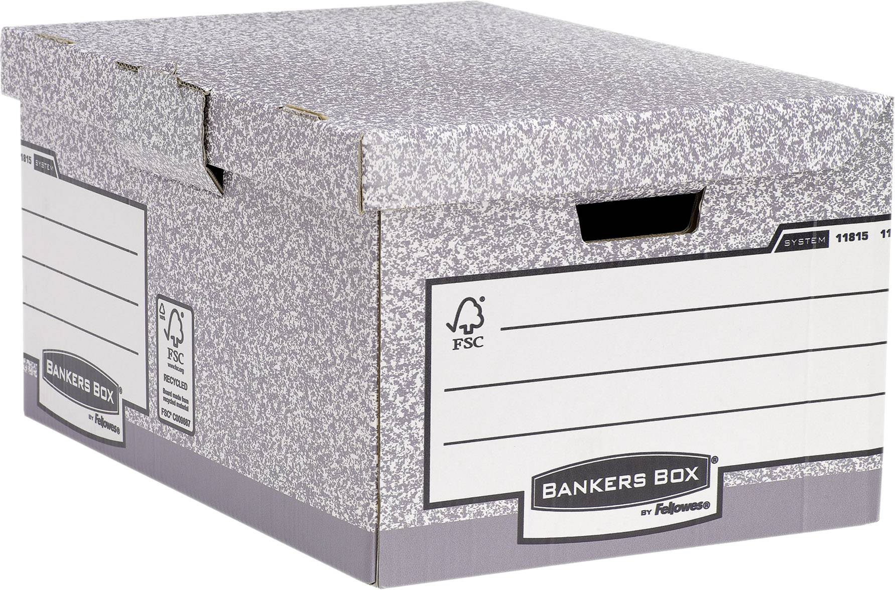 Bankers Box Archivschachtel 1181501 390 mm x 310 mm x 560 mm Karton Grau 1 St.