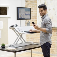 Fellowes Lotus™ DX Workstation Sitz-Steh-Schreibtischaufsatz Höhen-Bereich: 0 bis 432 mm Weiß Fellowes Lotus™ DX Workstation Sitz-Steh-Schreibtischaufsatz Höhen-Bereich: 0 bis 432 mm Weiß
