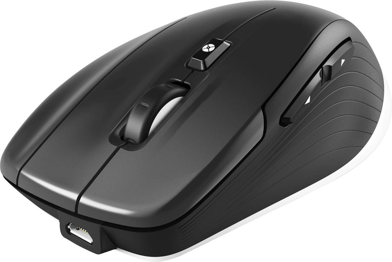 3Dconnexion CadMouse Wireless Funk, Bluetooth® 3D-Maus Optisch Ergonomisch Schwarz