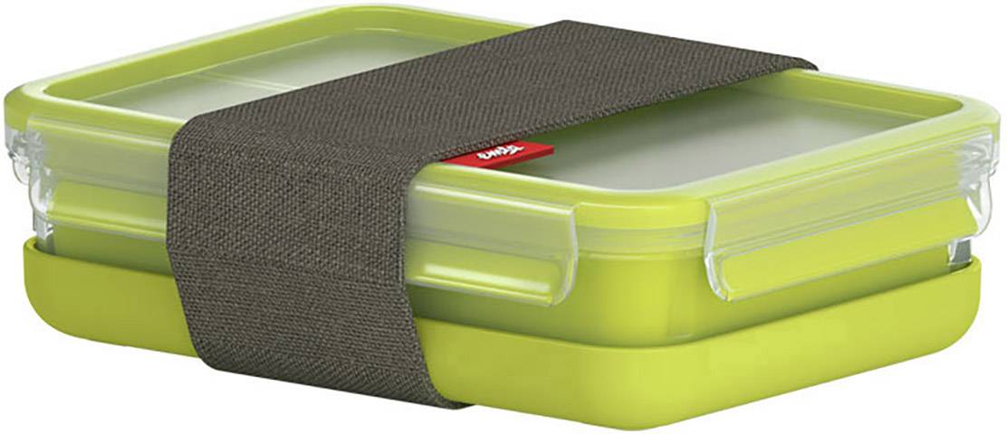emsa Lunchbox Clip & Go mit Einsätzen 1,2 l grün