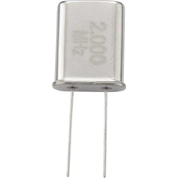 TRU COMPONENTS Cristal de quartz 168190 HC-18/U 2 MHz 30 pF (L x l x H) 4.47 x 11.05 x 13.46 mm
