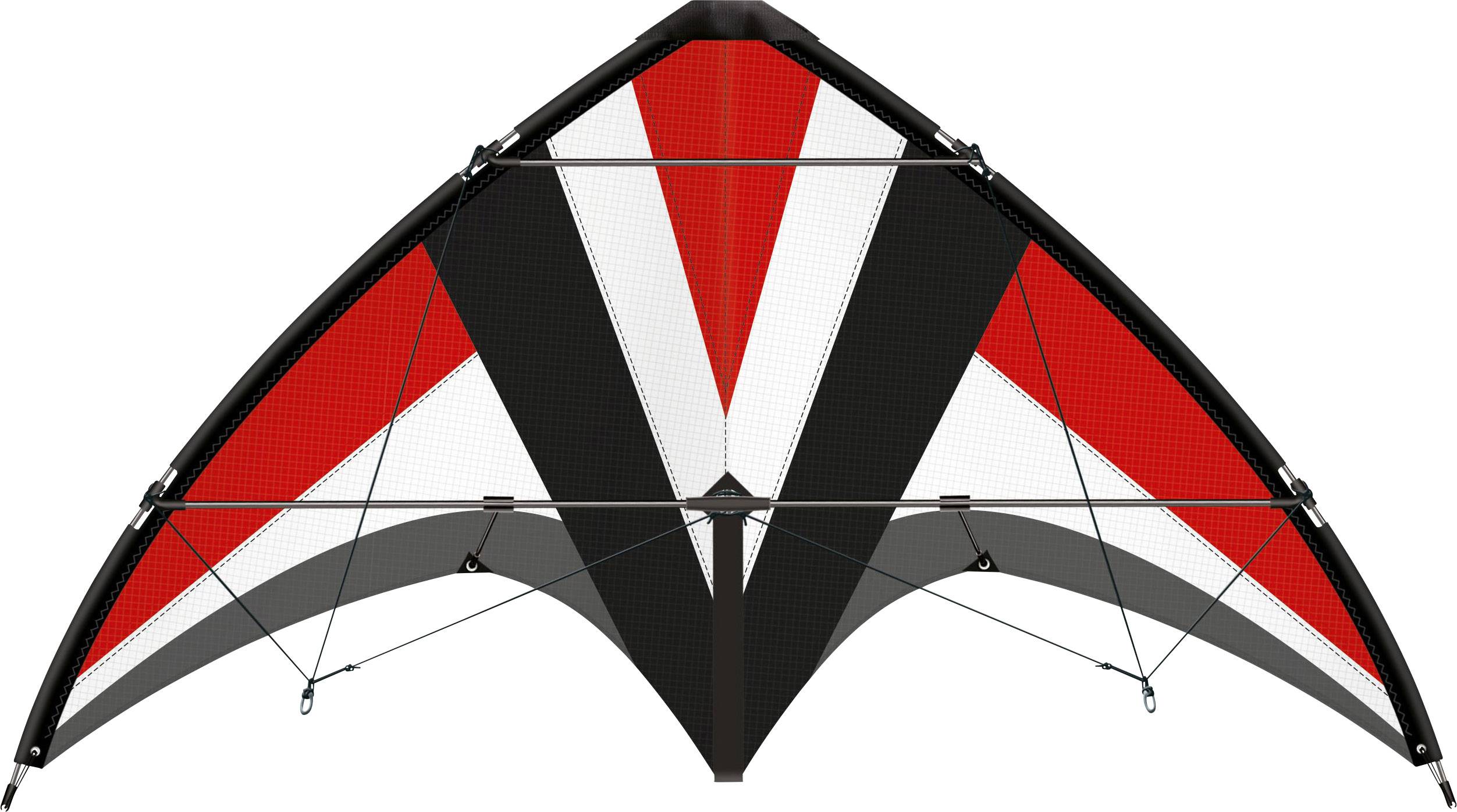 Günther Flugspiele Sport-Lenkdrachen Whisper 125 GX Spannweite (Details) 1250mm Windstärken-Eignung 4 - 7 bft