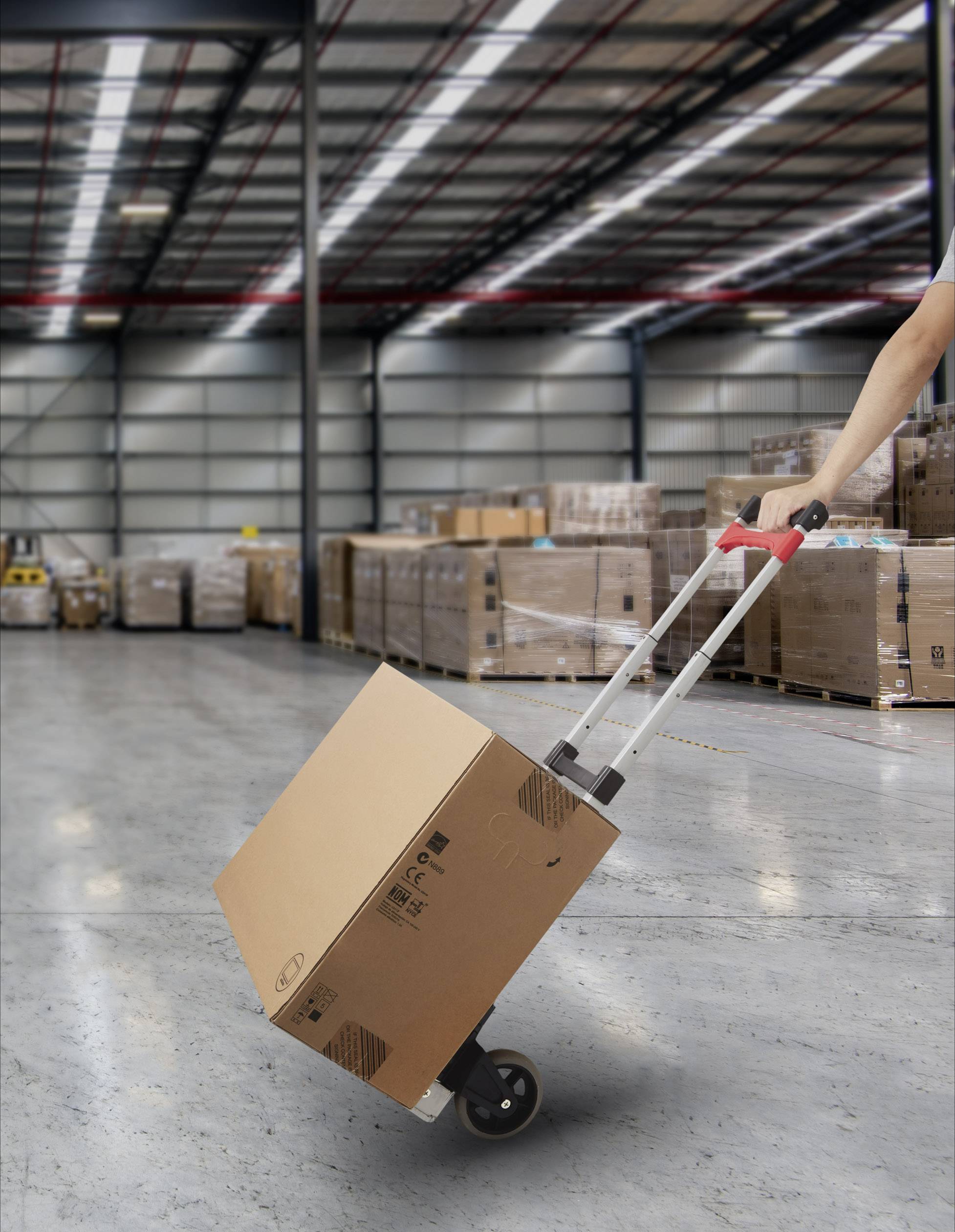 TOOLCRAFT TO-5045835 Sackkarre klappbar PP, Aluminium Traglast (max.): 60 kg