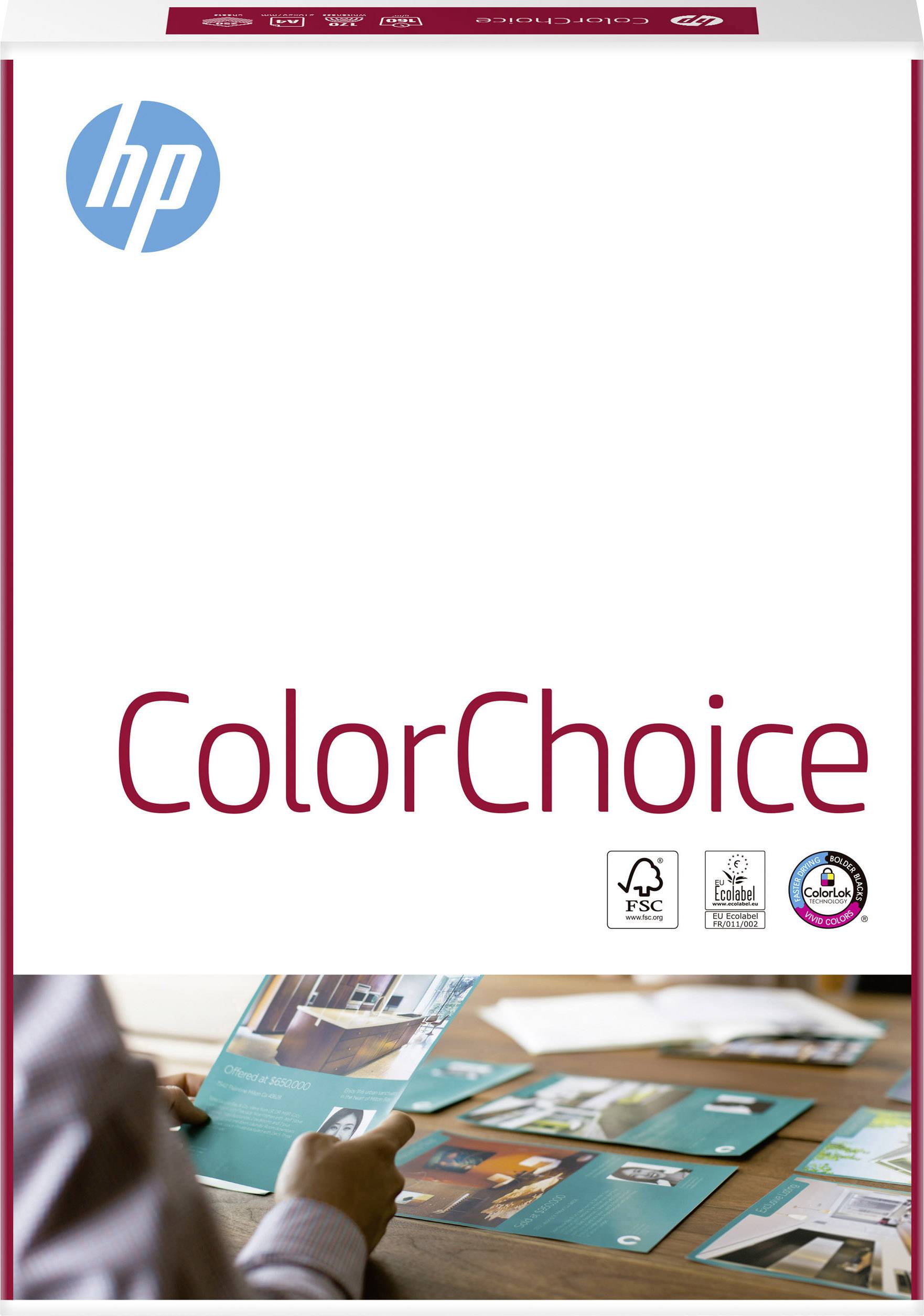 HP Colour Choice CHP754 Laser Druckerpapier DIN A4 250 Blatt Weiß