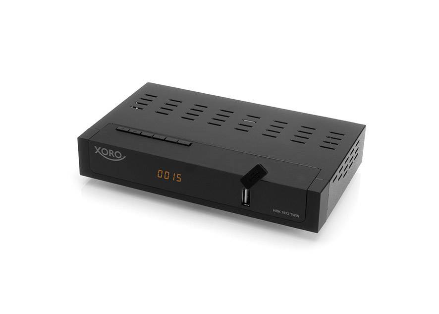 Xoro HRK 7672 Twin HD-Kabel-Receiver Aufnahmefunktion, Front-USB, Twin Tuner Anzahl Tuner: 2